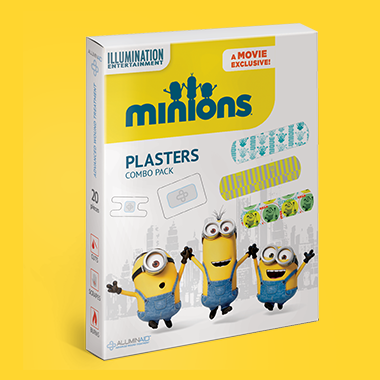 Minions Movie Plasters Packaging Design
