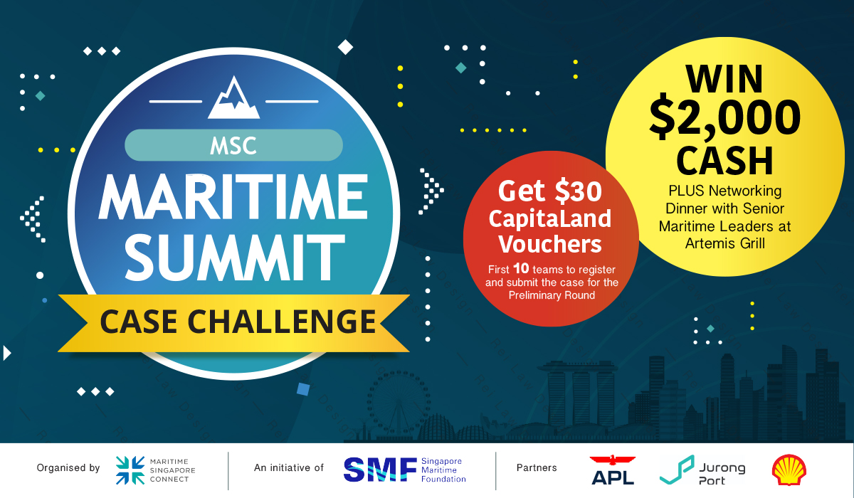 MSC Maritime Summit Case Challenge Design-digital poster
