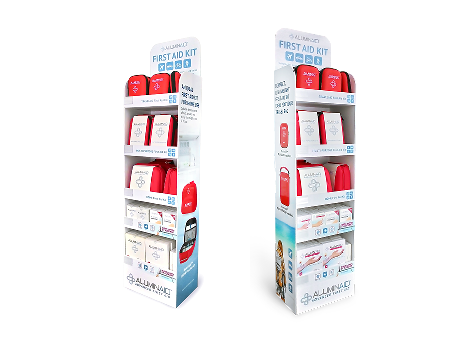 First Aid Kit Retail Display Standee Watsons Standee Design